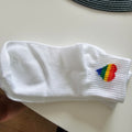 Pride Heart Socks – Hvit