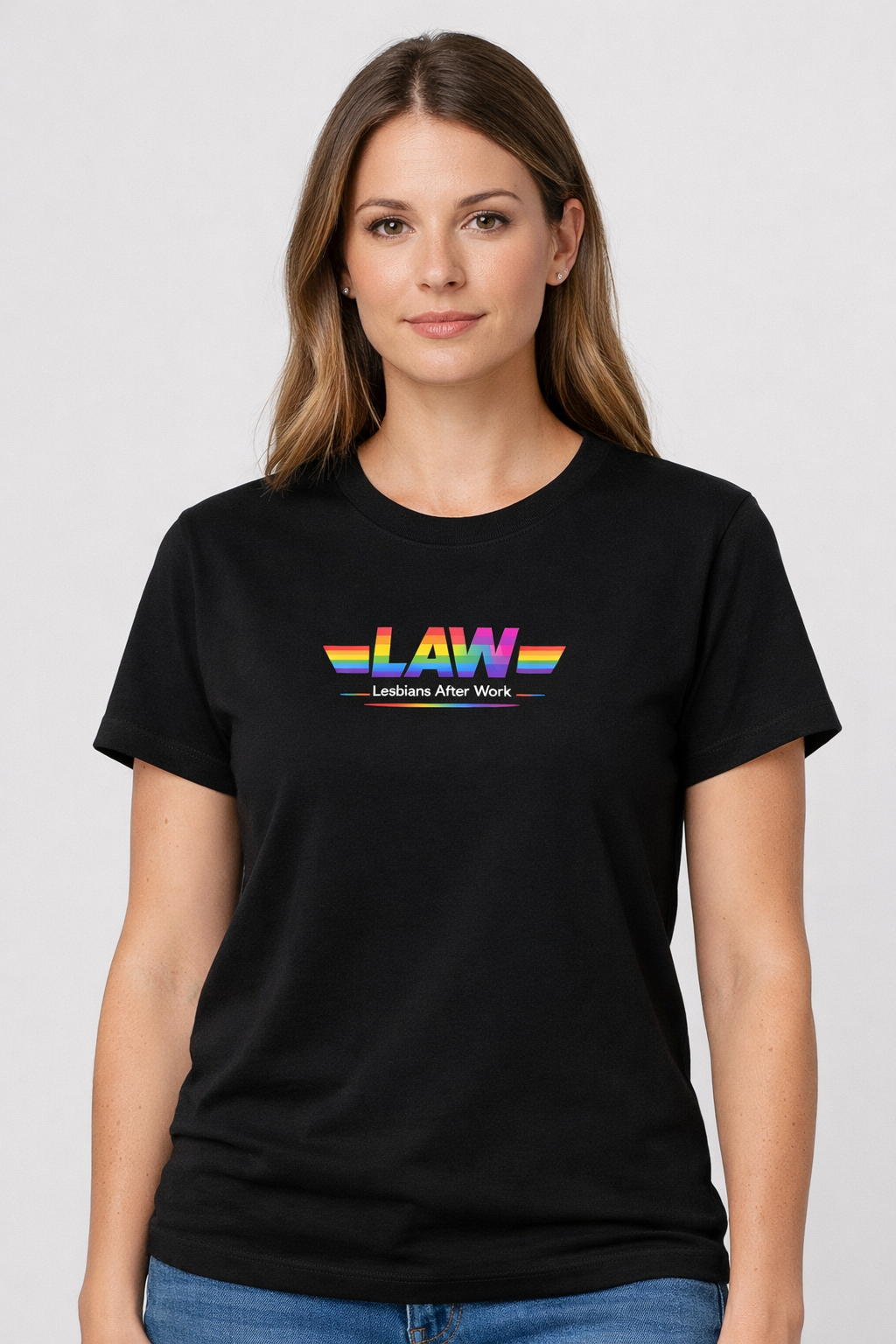 LAW – Lesbians After Work T-skjorte