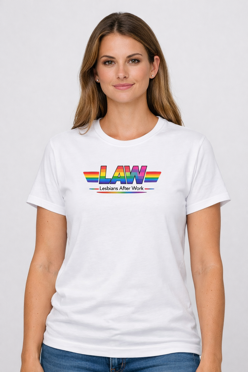 LAW – Lesbians After Work T-skjorte