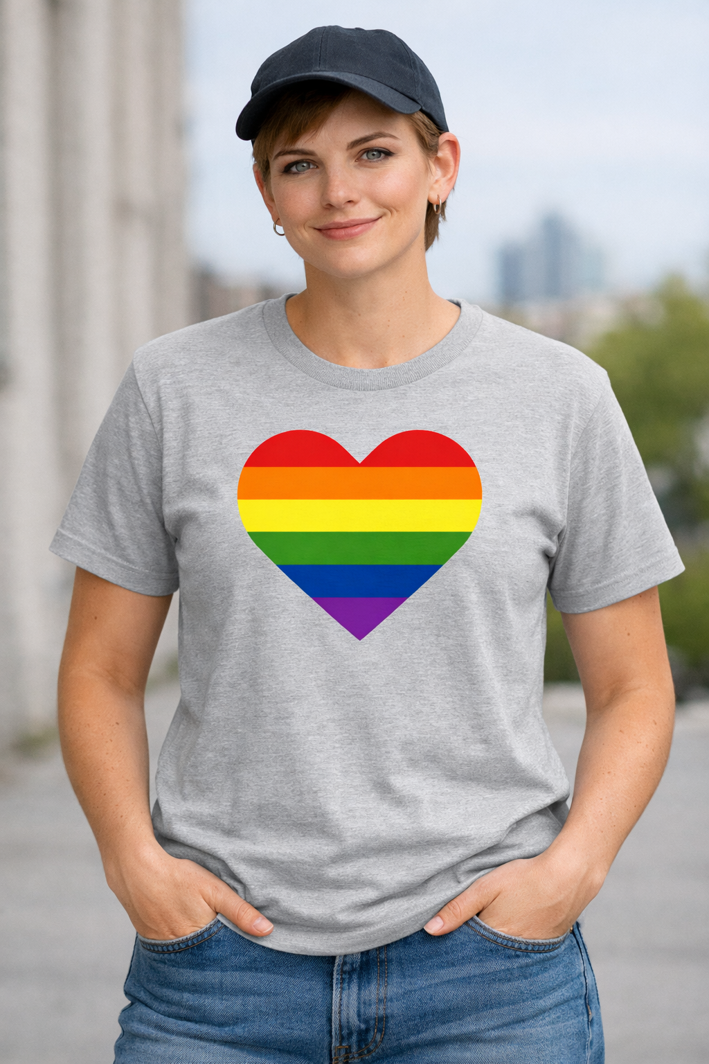 Pride Hjerte T-skjorte
