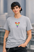 LGBTQIA+ Symbol T-skjorte – Synlig, stolt og her