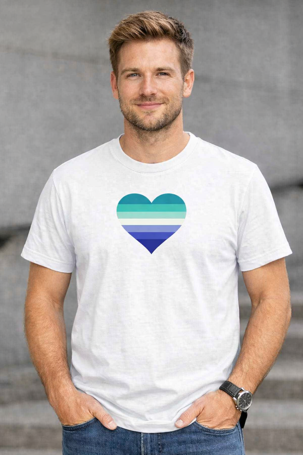 Gay Man Heart T-Shirt