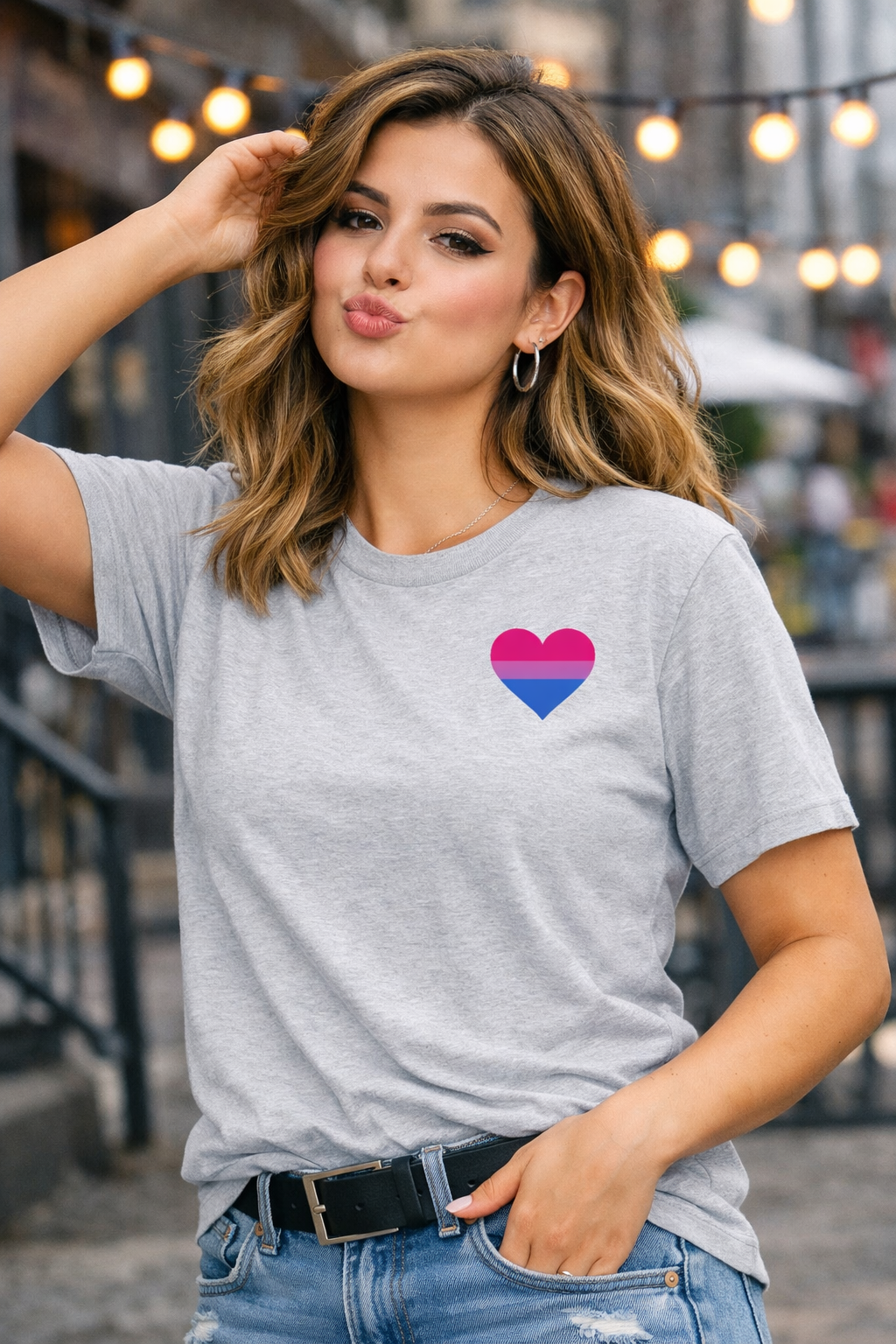 Bisexual Heart T-Shirt