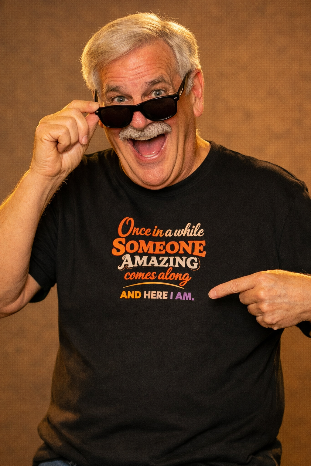 "Once in a while someone amazing comes along" – Retro T-Shirt
