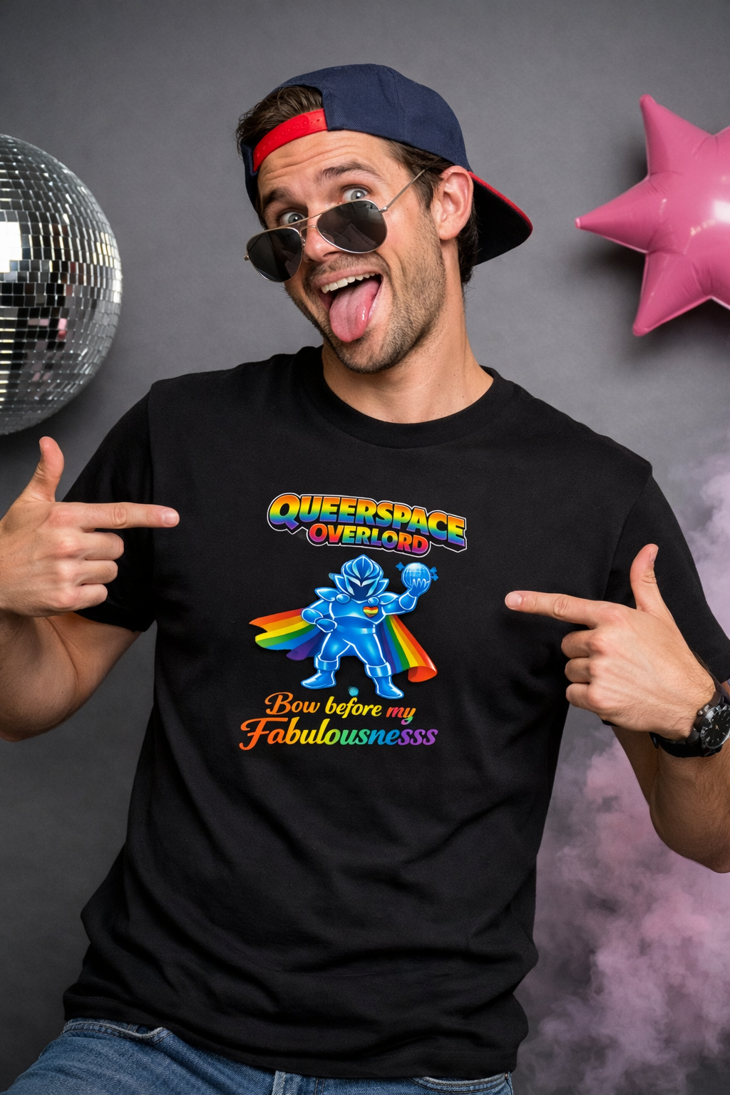 Queerspace Overlord – T-skjorte