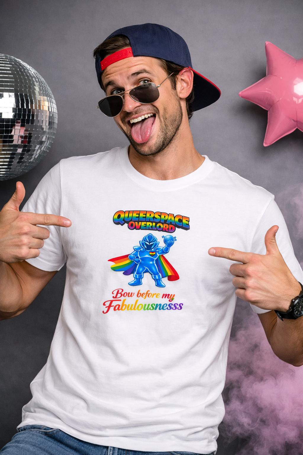 Queerspace Overlord – T-skjorte