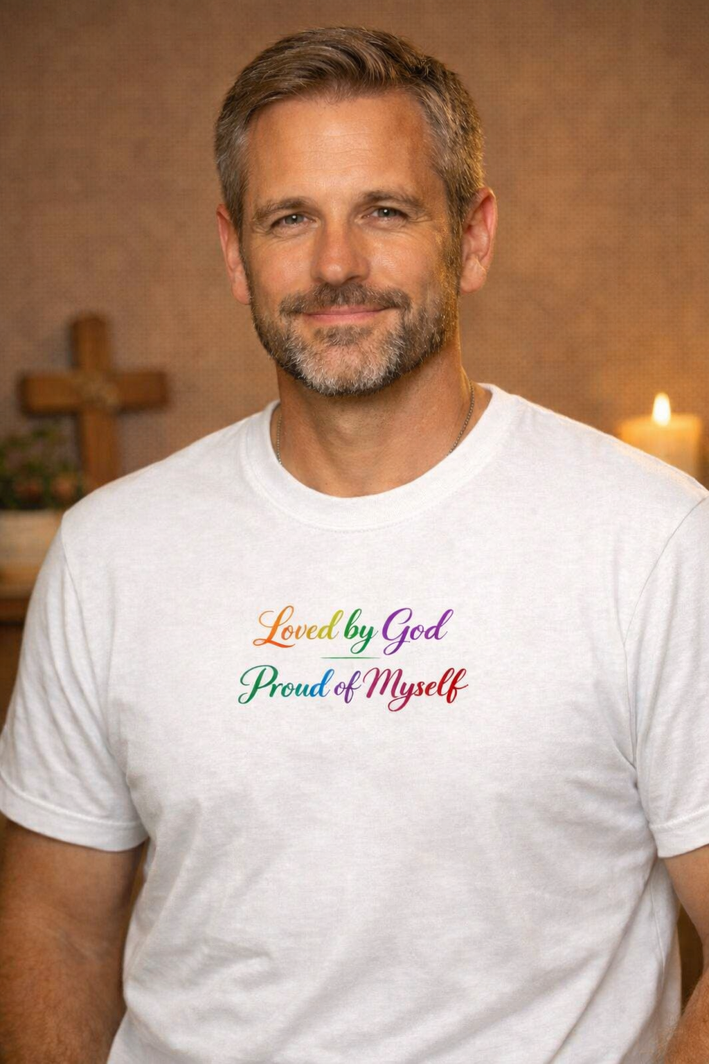 Loved by God – Proud of Myself T-skjorte