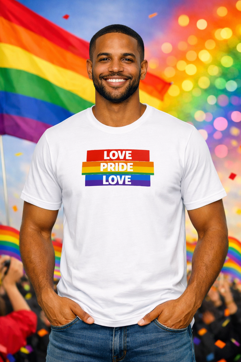Love Pride Love T-skjorte
