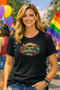 Proud to Sparkle Today – Pride T-skjorte
