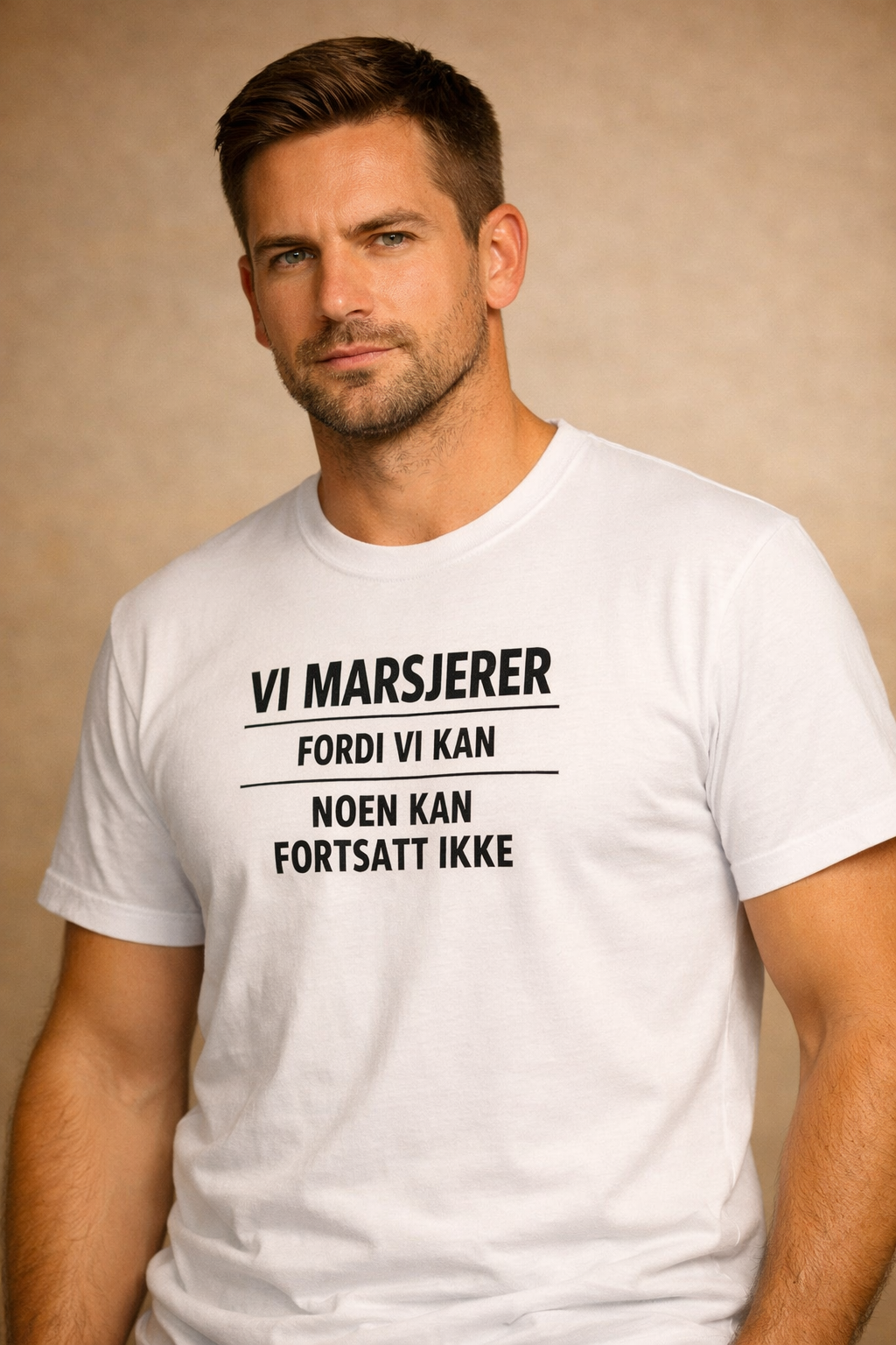 Vi marsjerer fordi vi kan – Pride T-skjorte