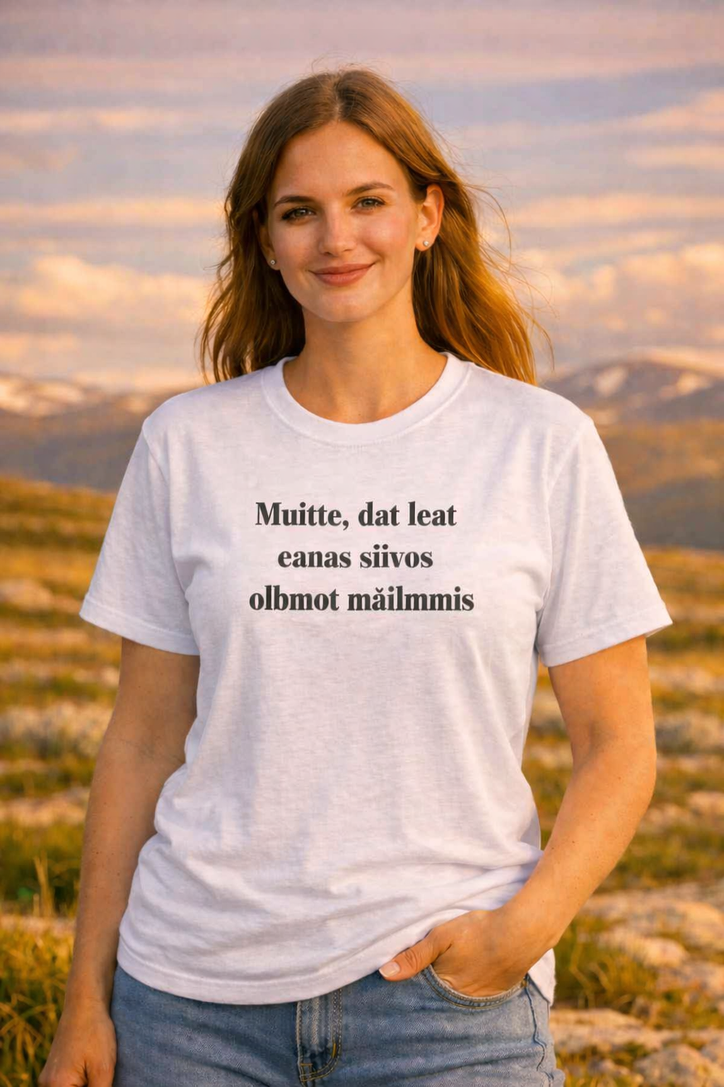 Muitte – T-skjorte med samisk tekst