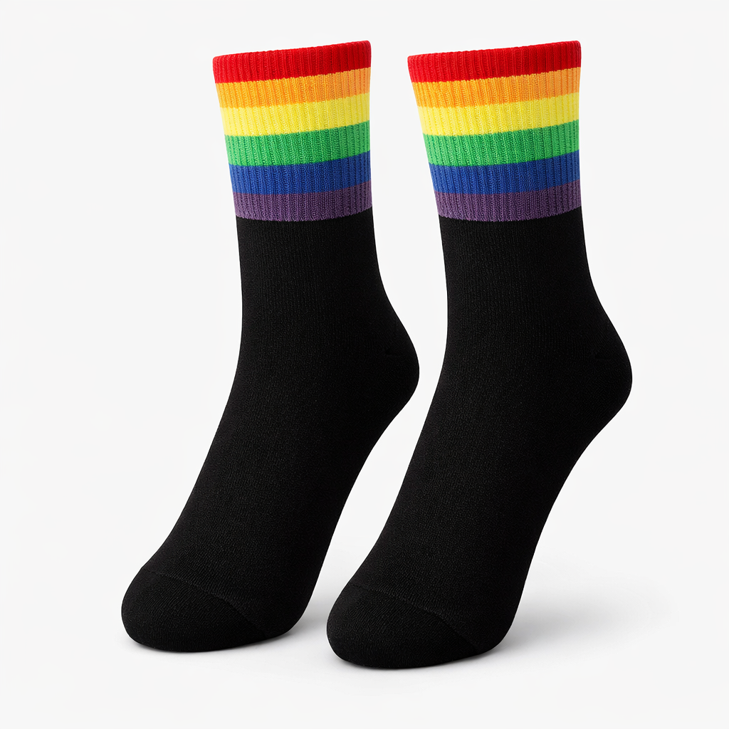 Pride-sokker i sort