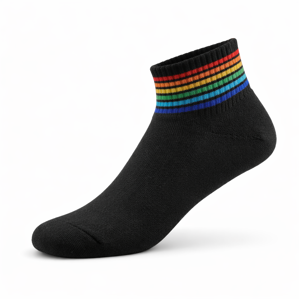 Pride Stripe Socks – Sort