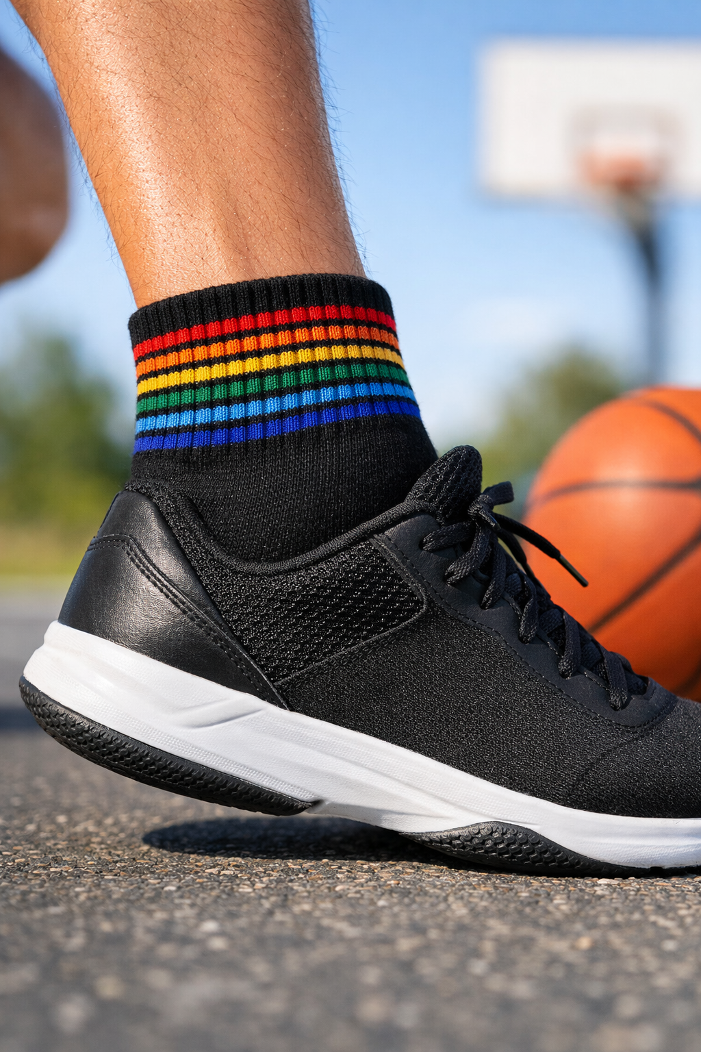 Pride Heart Socks – Hvit