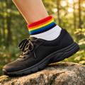 Pride Stripe Socks – Hvit