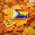 Progress Pride Flagg Emalje Pin