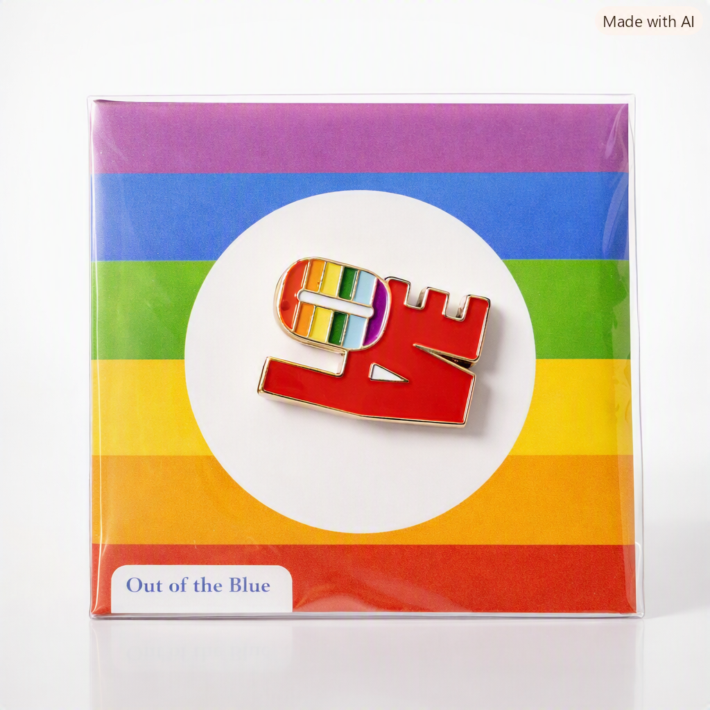 LOVE-pridepin i metall