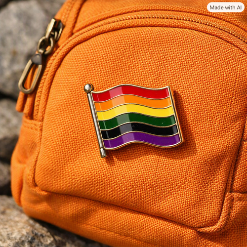 Bølgete pridepin