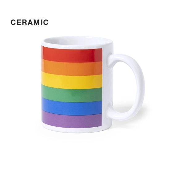 Pride-krus i keramikk – 370 ml Rainbow