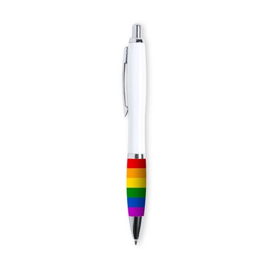 Pride kulepenn – regnbuefarget grep