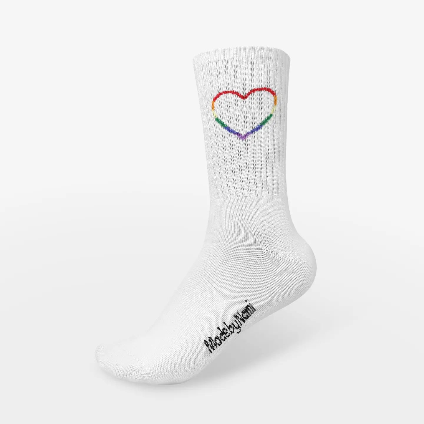 Pridehjerte Sokk