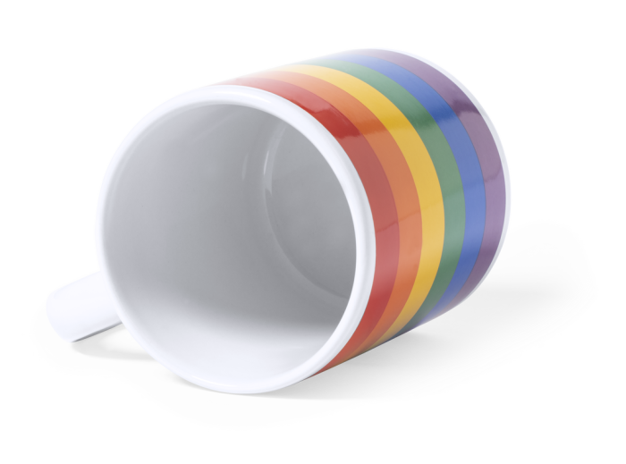 Pride-krus i keramikk – 370 ml Rainbow